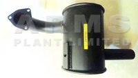 JCB 3CX Non Turbo Exhaust Silencer 123/00307